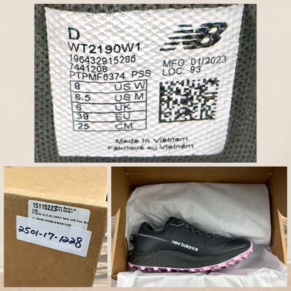 NEW New Balance Wmns 8 WIDE Fuelcell 2190 V1 Trail Running Workout Shoes - Picture 10 of 11